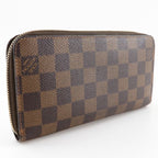 Louis Vuitton Zippy Wallet Damier Canvas Brown Ca0122 Long — view 3