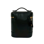 Chanel Caviar Leather Vanity Bag Mini Handbag Black 28298 — view 4