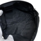 Prada Pouch Cosmetic Small Triangle Logo Nylon Black — view 6
