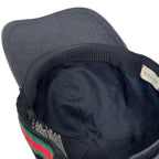 Gucci Cap Hat Original GG Canvas Baseball Cap Black — view 6