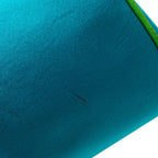 Dior Gusset Shoulder Bag 2-Way Blue Green Satin Canvas — view 4