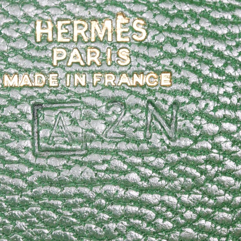 Hermes Zulu Leather A Coin Case — view 8