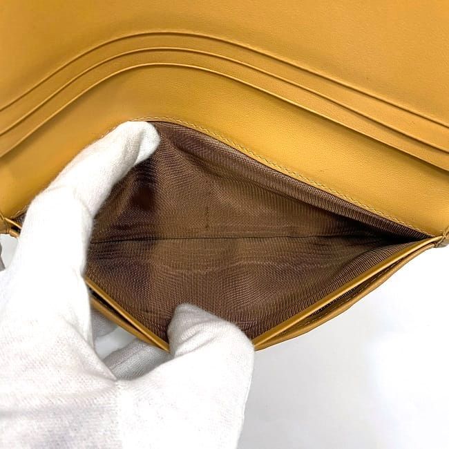 Celine Bifold Long Wallet Brown Beige Macadam — view 9