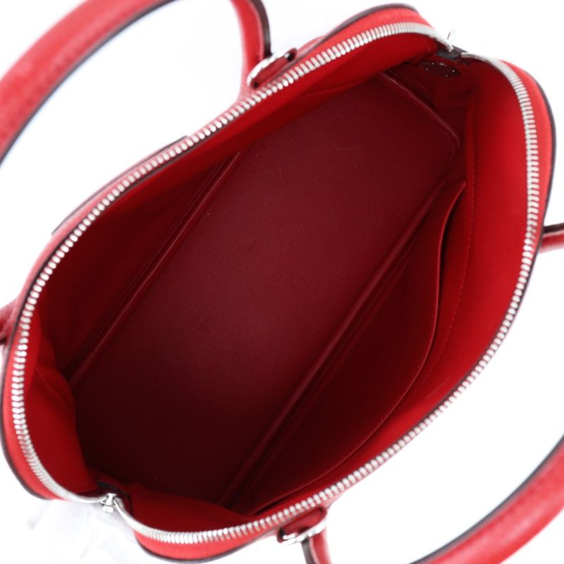 Hermes Bolide 31 Taurillon Clemence Rouge Vif Q Handbag — view 6