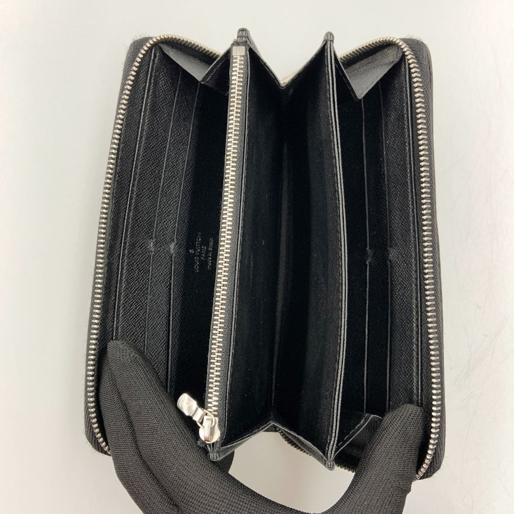 Louis Vuitton Epi Zippy Wallet Round Zipper Long Black — view 7