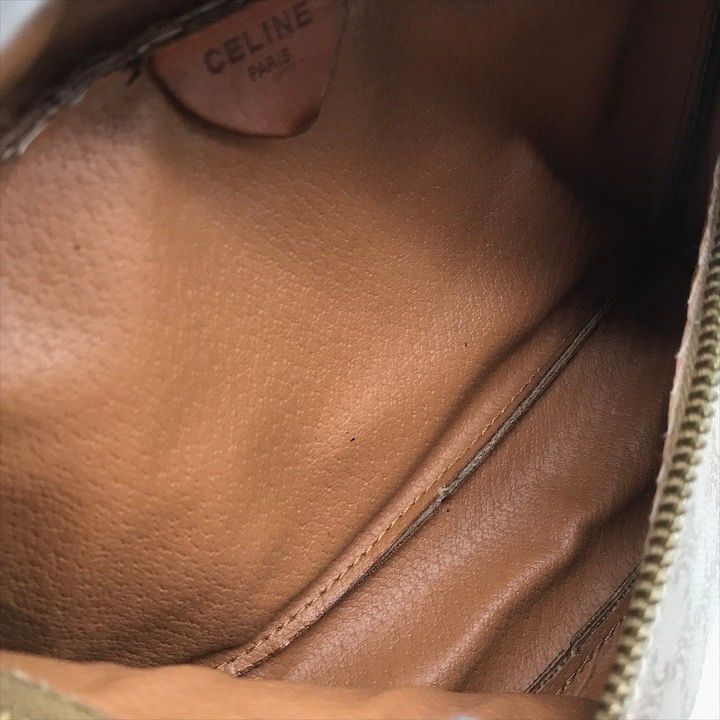 Celine Macadam Triomphe Waist Pouch Belt Bag Beige — view 8