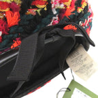 Gucci Tweed Check Beret With Ribbon GG Logo Wool Nylon Multicolor 1645 — view 6
