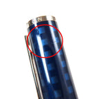Louis Vuitton Jetluck Twist Ballpoint Pen Navy Silver With Case — view 9