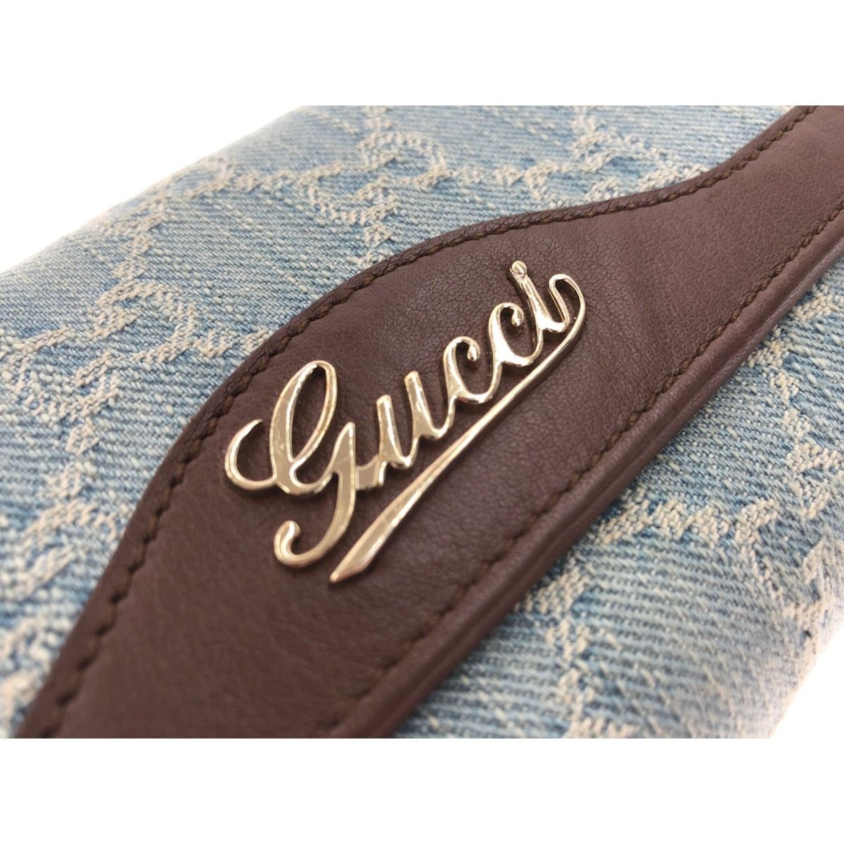 Gucci GG Denim Brown Blue — view 4