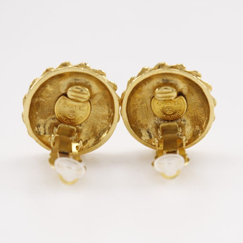 Chanel Coco Mademoiselle Vintage Gold Plated 21.2 g Earrings — view 5