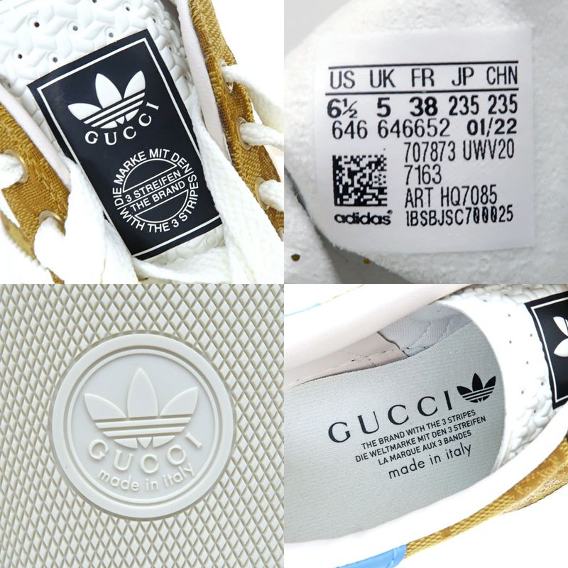 Gucci Adidas Collaboration Sneakers Thick Sole Gazelle — view 9
