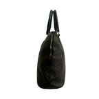 Celine Vintage Macadam Blason Logo Pattern Leather