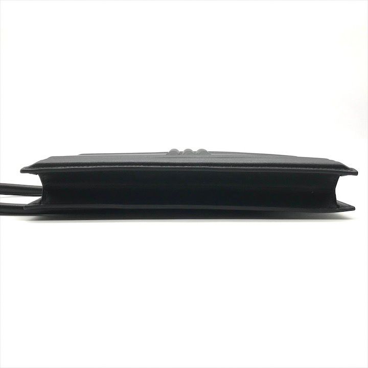 Hermes Cadena Tadelakt Black Hand Bag