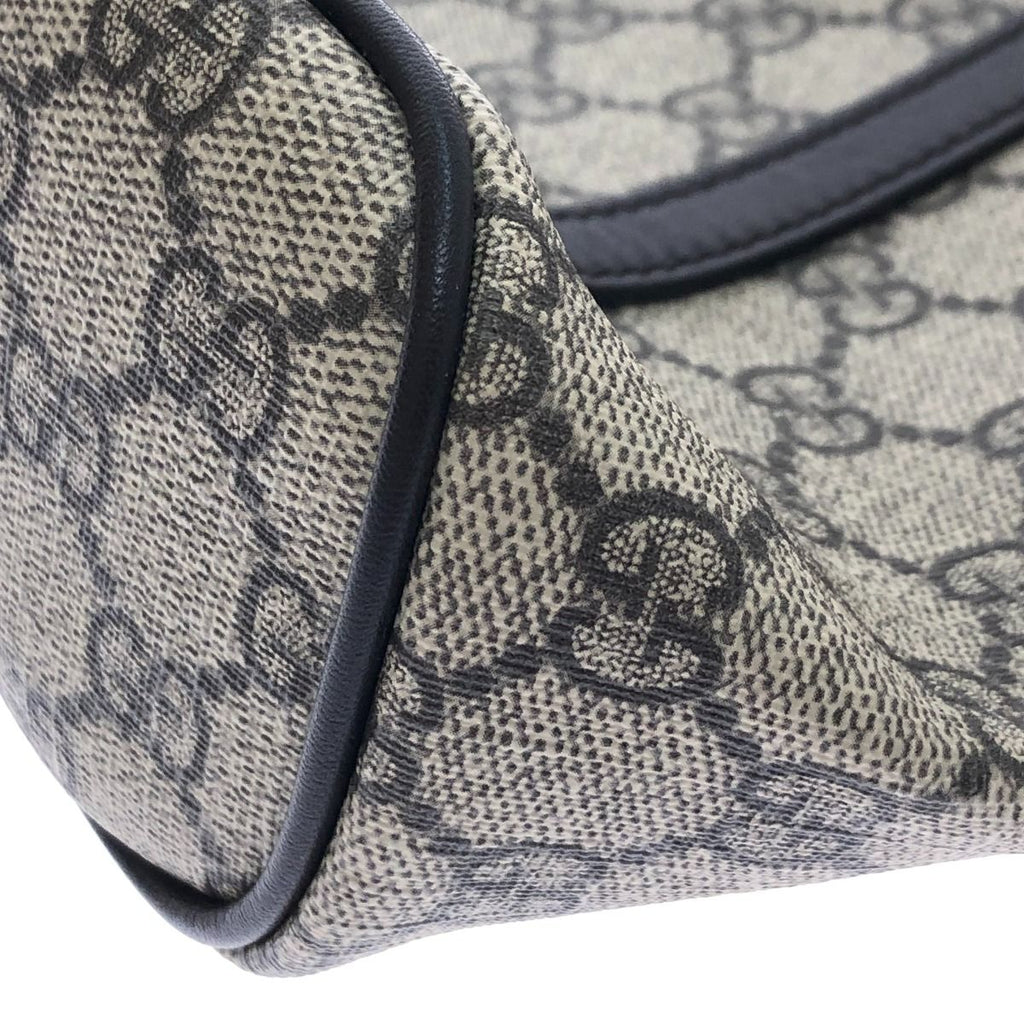Gucci 2-Way Tote GG Supreme Leather Dark Brown — view 4