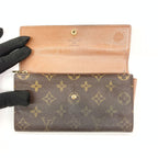 Louis Vuitton Monogram Pochette Porte Monet Credit Bifold Long Wallet — view 5