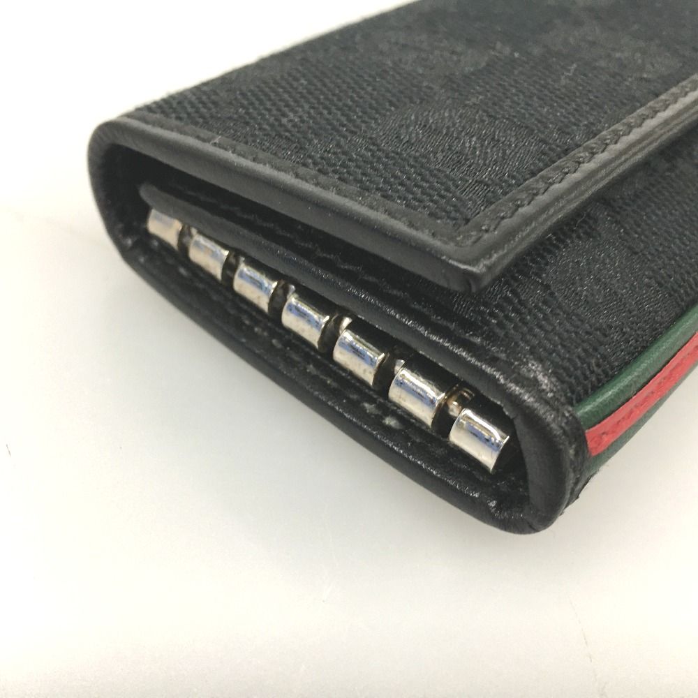 Gucci GG Canvas Key Case 6 Rows Black — view 4