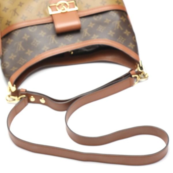 Louis Vuitton Monogram Reverse Shoulder Bag Hobo Dauphine MM — view 7