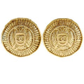 Chanel 31 rue Cambon Vintage Gold Plated 23.0 g Earrings