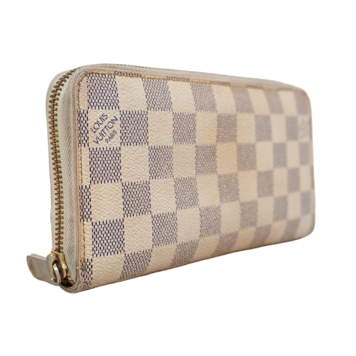Louis Vuitton Wallet Damier Azur Zippy White — view 2