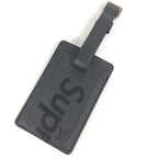 Louis Vuitton Name Tag Supreme Collaboration Epi Leather Noir Black