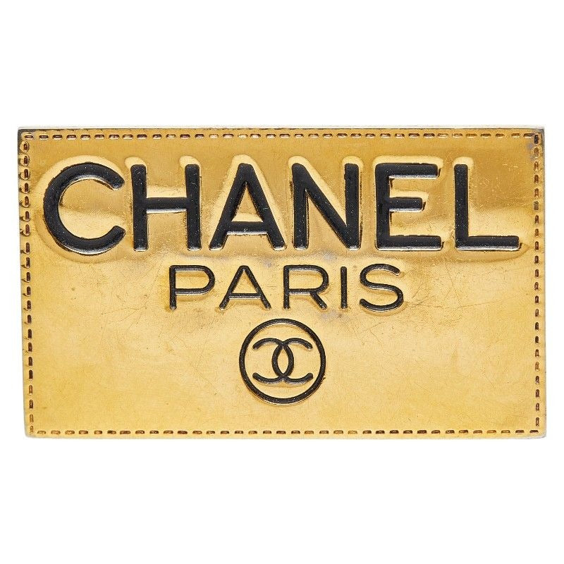 Chanel Nameplate Tomotiv Metal
