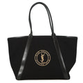 Saint Laurent Paris Tote Rive Gauche Canvas Black