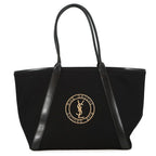 Saint Laurent Paris Tote Rive Gauche Canvas Black