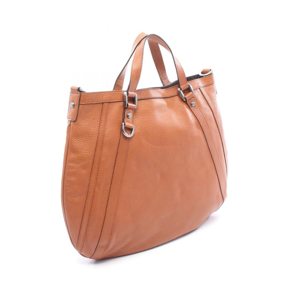 Gucci Handbag Abbey GG Pattern Brown Leather Tote B — view 2