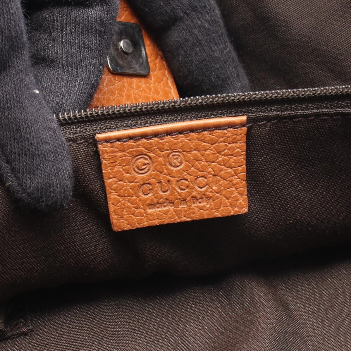 Gucci Handbag Abbey GG Pattern Brown Leather Tote B — view 4