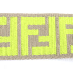 Fendi Strap Canvas Leather Zucca Pattern Shoulder Grey Yellow — view 5