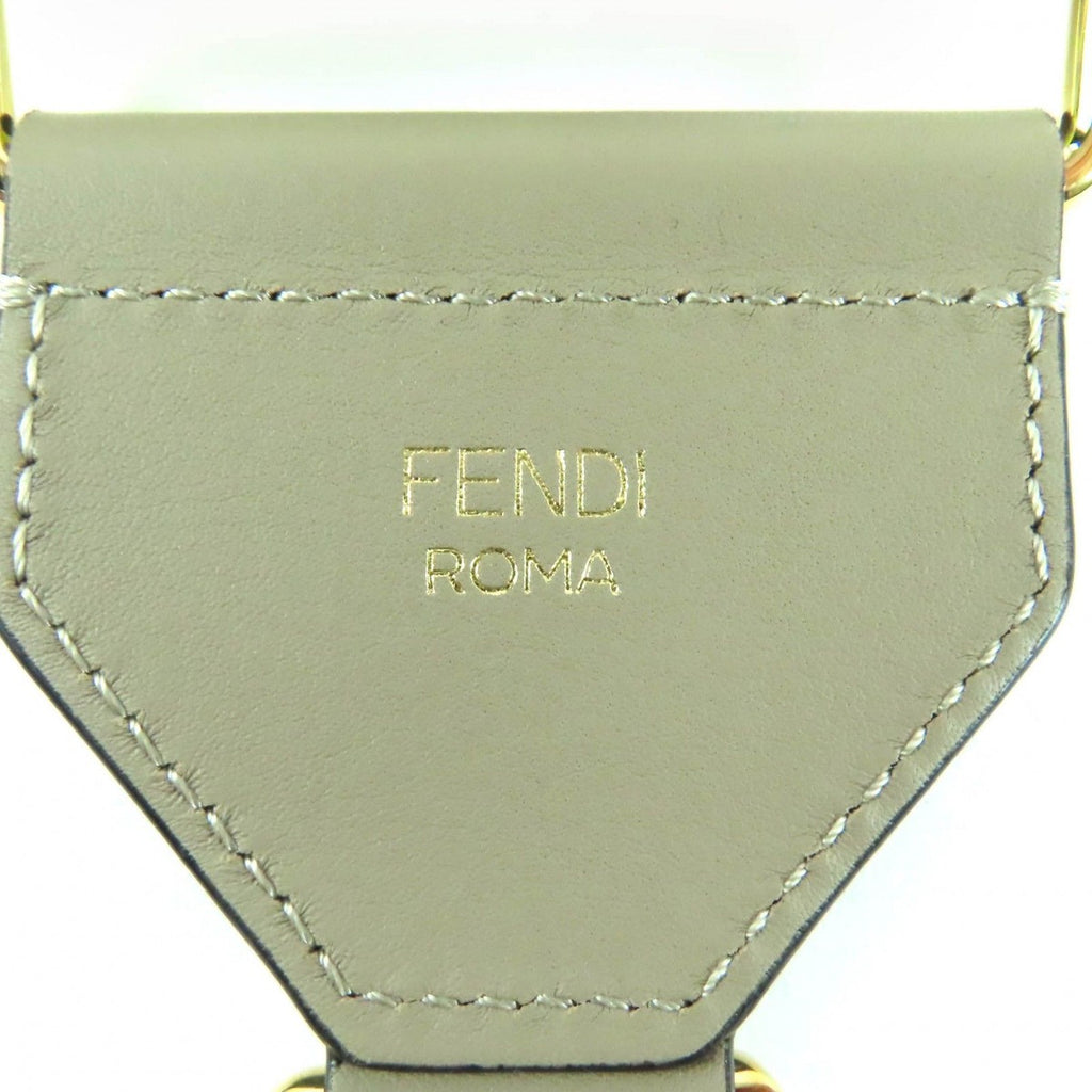 Fendi Strap Canvas Leather Zucca Pattern Shoulder Grey Yellow — view 8