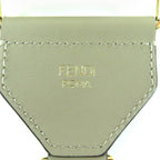 Fendi Strap Canvas Leather Zucca Pattern Shoulder Grey Yellow — view 8