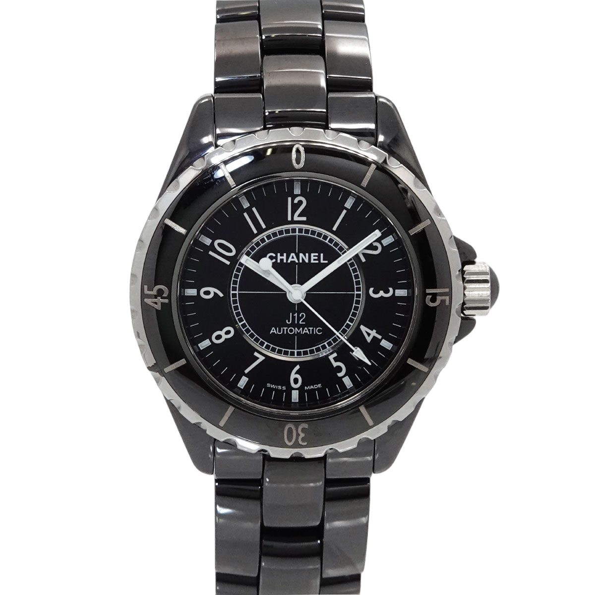Chanel 38 Watch Black Ceramic Date Automatic Winding 6 19 Mountain Road
