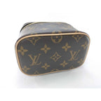 Louis Vuitton Handbag Nice Nano Brown Monogram Vanity Bag Gold — view 7