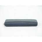 Prada Saffiano Leather Zip Around Long Wallet Navy — view 3