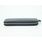 Prada Saffiano Leather Zip Around Long Wallet Navy — view 5