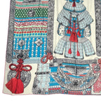 Hermes Scarf Cashmere Carre 140 Samurai Armor Parures de Samourais Multicolor — view 5