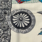 Hermes Scarf Cashmere Carre 140 Samurai Armor Parures de Samourais Multicolor — view 7