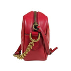 Gucci GG Marmont Shoulder Bag Leather Red — view 4