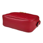 Gucci GG Marmont Shoulder Bag Leather Red — view 5