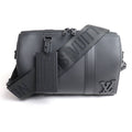 Louis Vuitton City Keepall 2-Way Shoulder Bag Aerogram Black IC