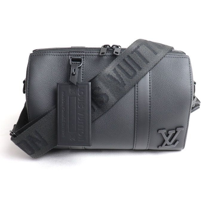 Louis Vuitton City Keepall 2-Way Shoulder Bag Aerogram Black IC