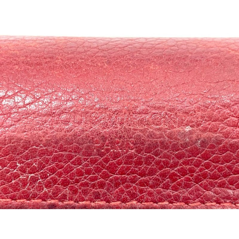 Louis Vuitton Monogram Portefeuille-pallas Long Wallet Red Brown — view 7