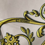 Hermes Scarf Silk Carre 90 la Promenade de Longchamps Walk to Long Chien Pink — view 8
