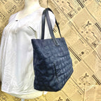 Chanel Tote Black Mu Travel Camellia Business Formal — view 2
