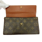 Louis Vuitton Monogram Pochette Porte Monet Cles Di Brown — view 7