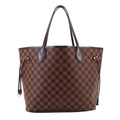 Louis Vuitton Damier Neverfull MM Tote Ebene Cerise Brown