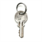 Hermes Cadena Key Padlock Silver Bag Charm — view 5