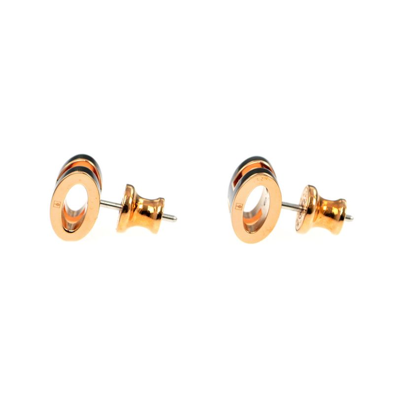 Hermes Earrings Pop Ash Pair Black Rosegold Hardware Jewelry — view 3
