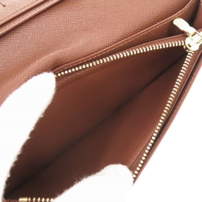 Louis Vuitton Portefeuille Columbus Monogram Brown Long Wallet 0469 — view 6